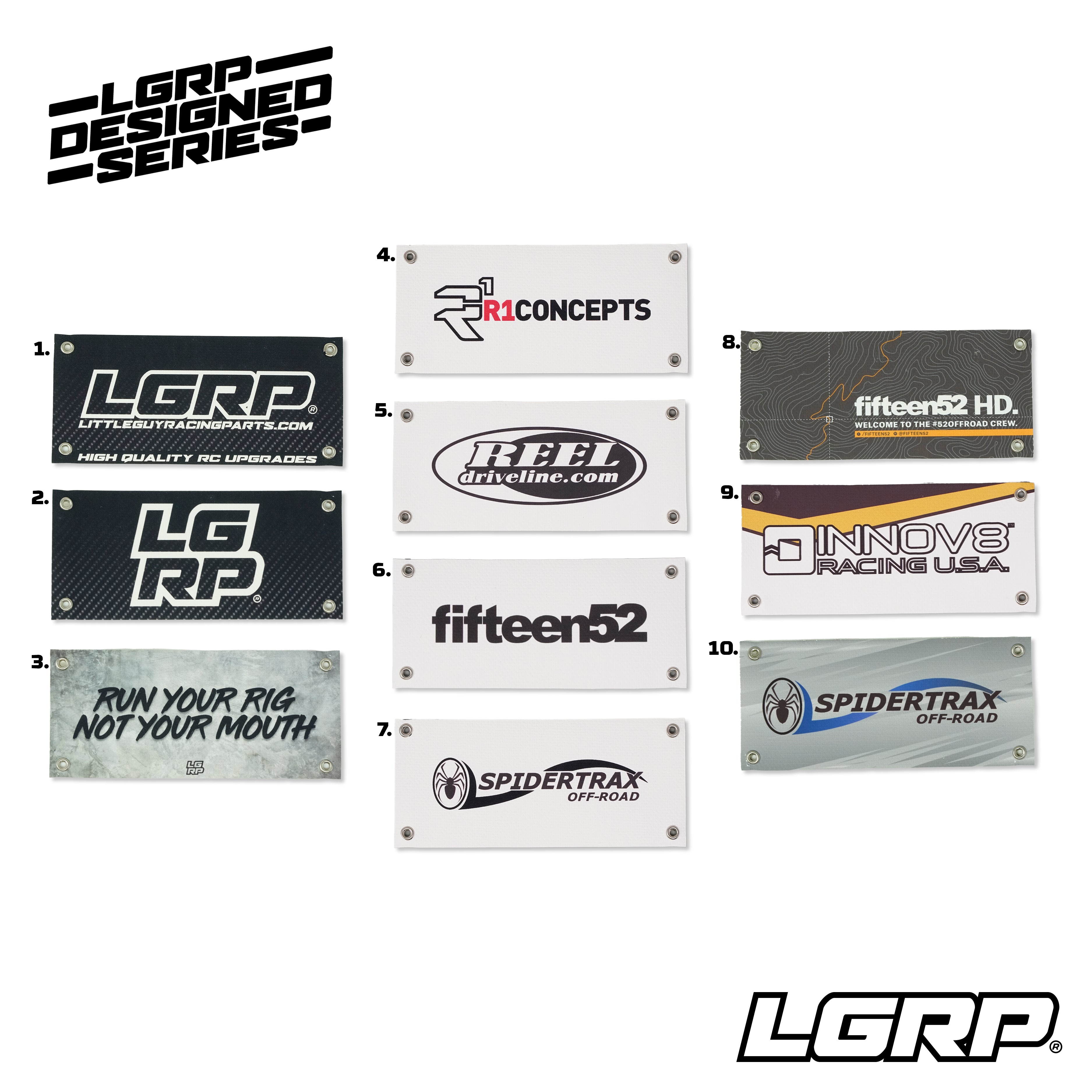 LGRP® SCALE GARAGE BANNER