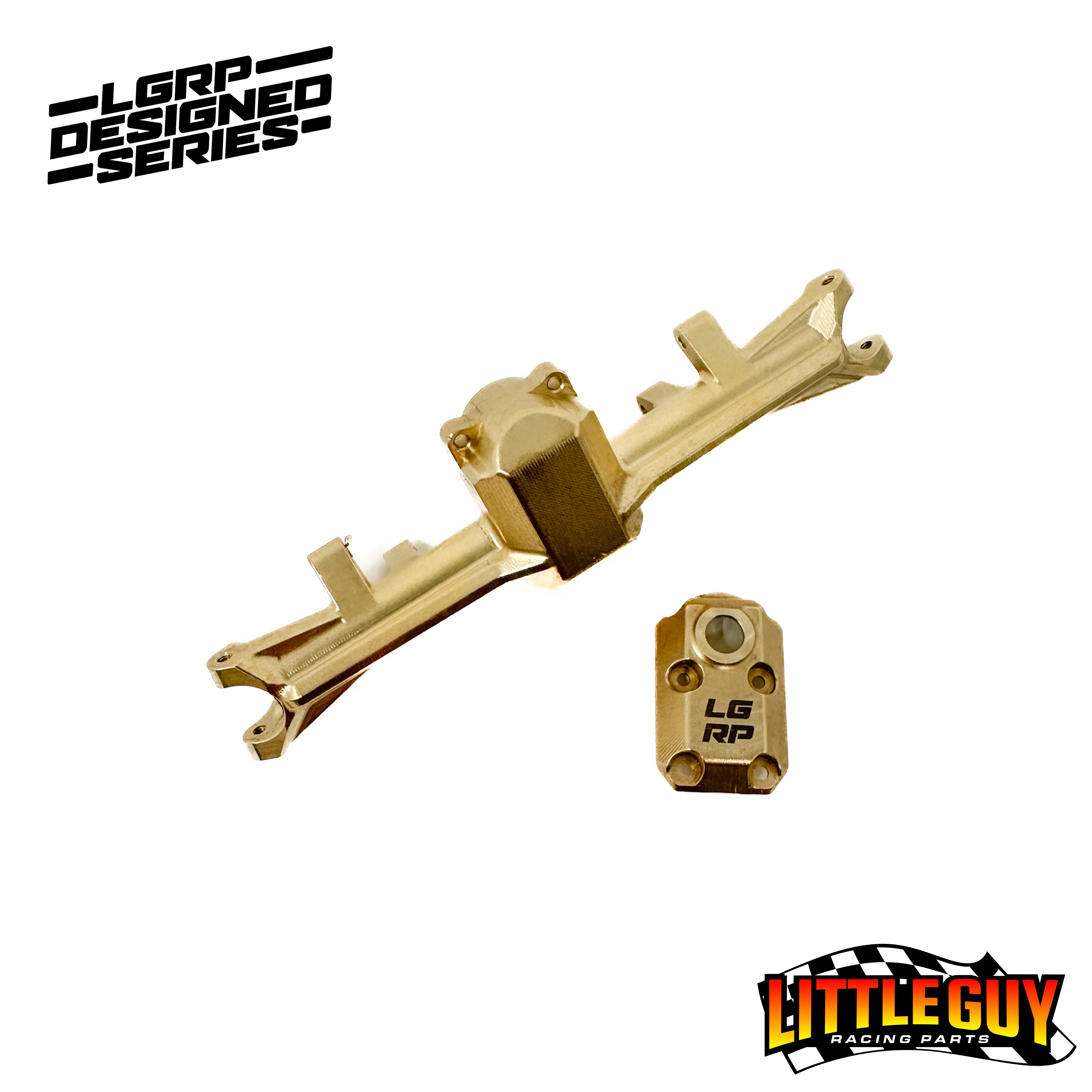 SUPER 8 BRASS FRONT AXLE HOUSING (LIMITED EDITION)