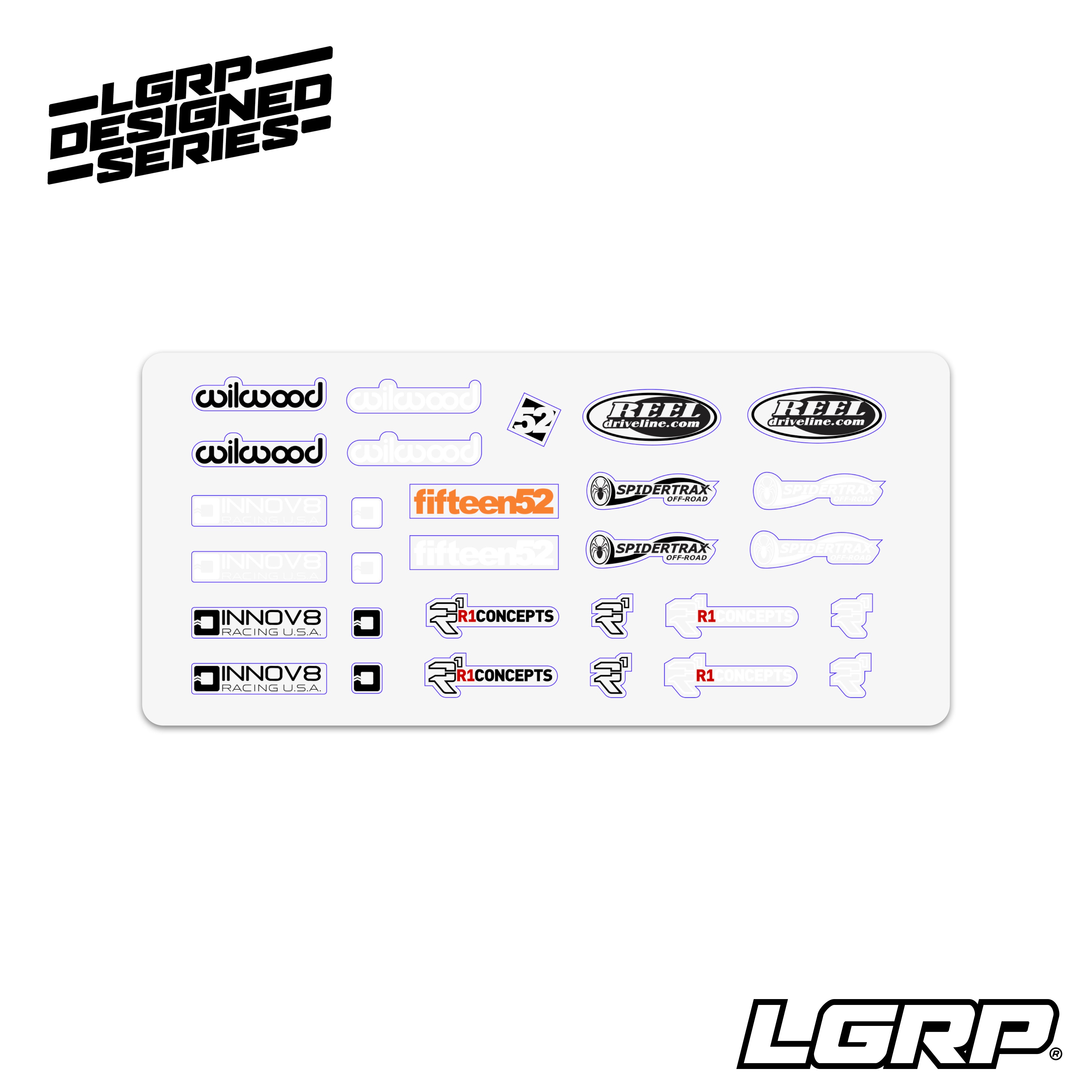 Licensed Logos Sticker Sheet