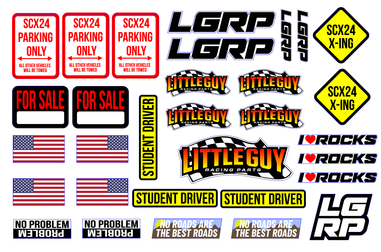 LGRP™ OG STICKER SHEET