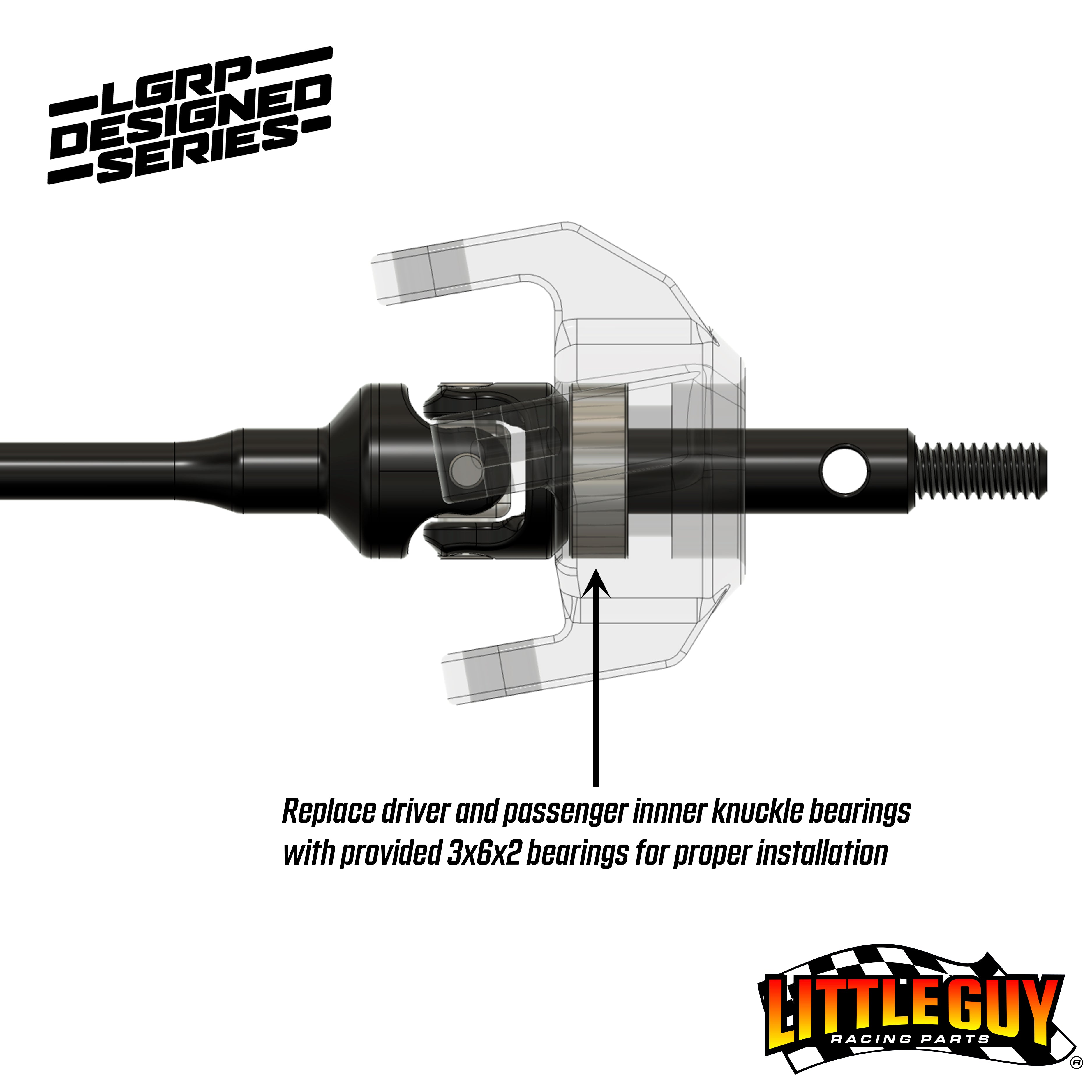 SUPER 8 U-JOINT AXLE SHAFTS