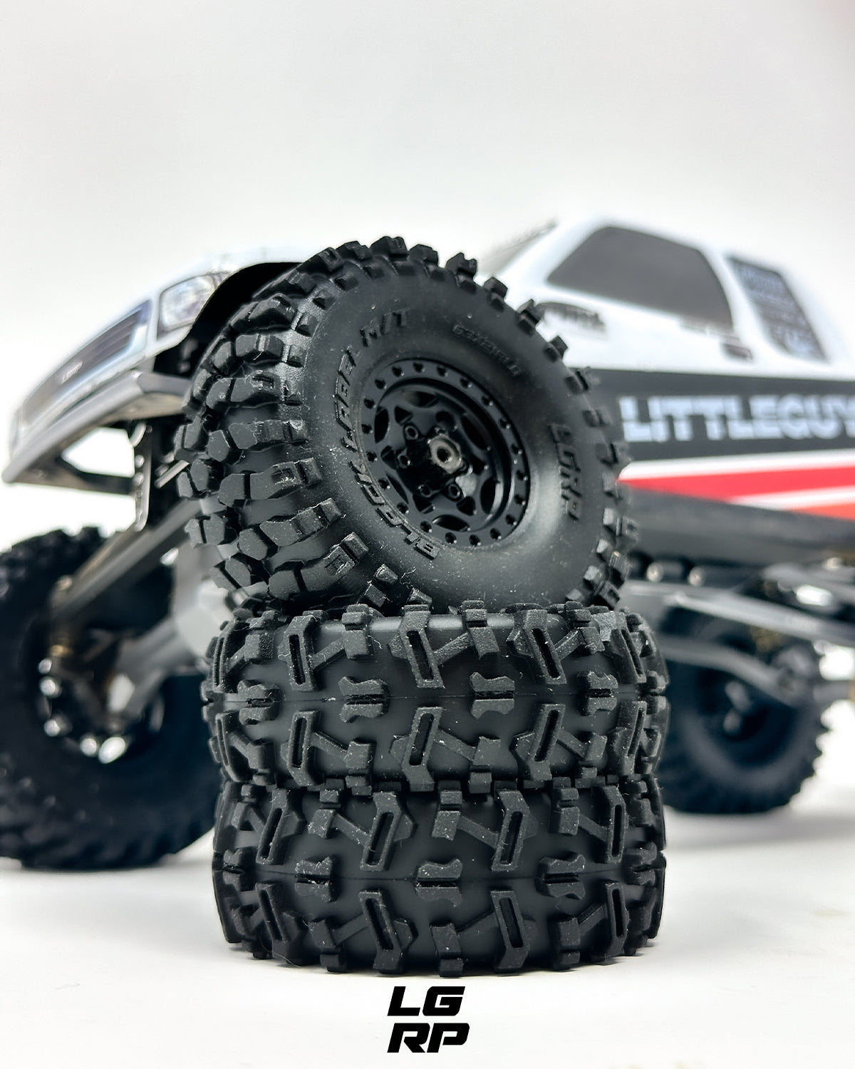 BLACK LABEL M/T TIRES (63MM) – Little Guy Racing Parts