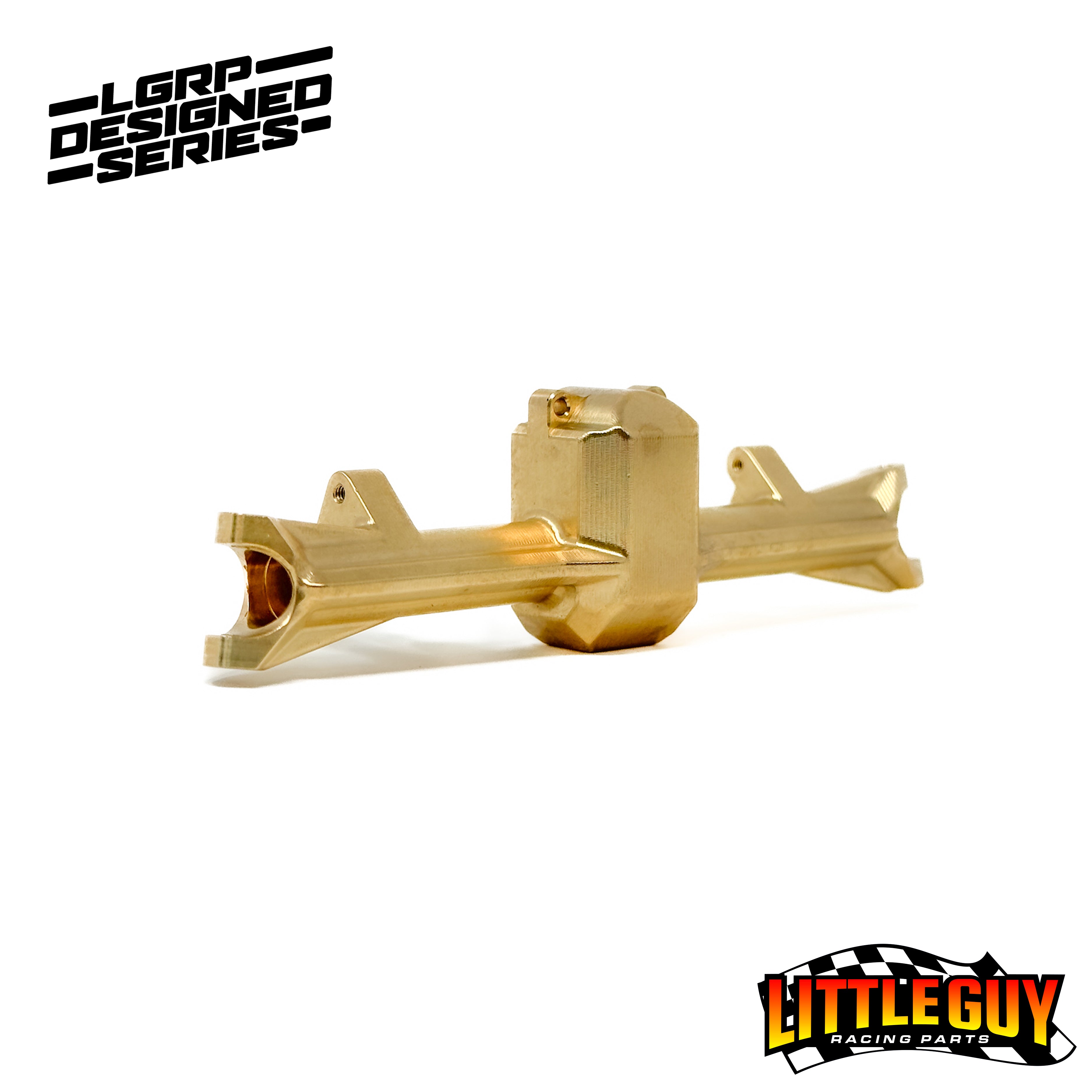 SUPER 8 BRASS FRONT AXLE HOUSING (LIMITED EDITION)