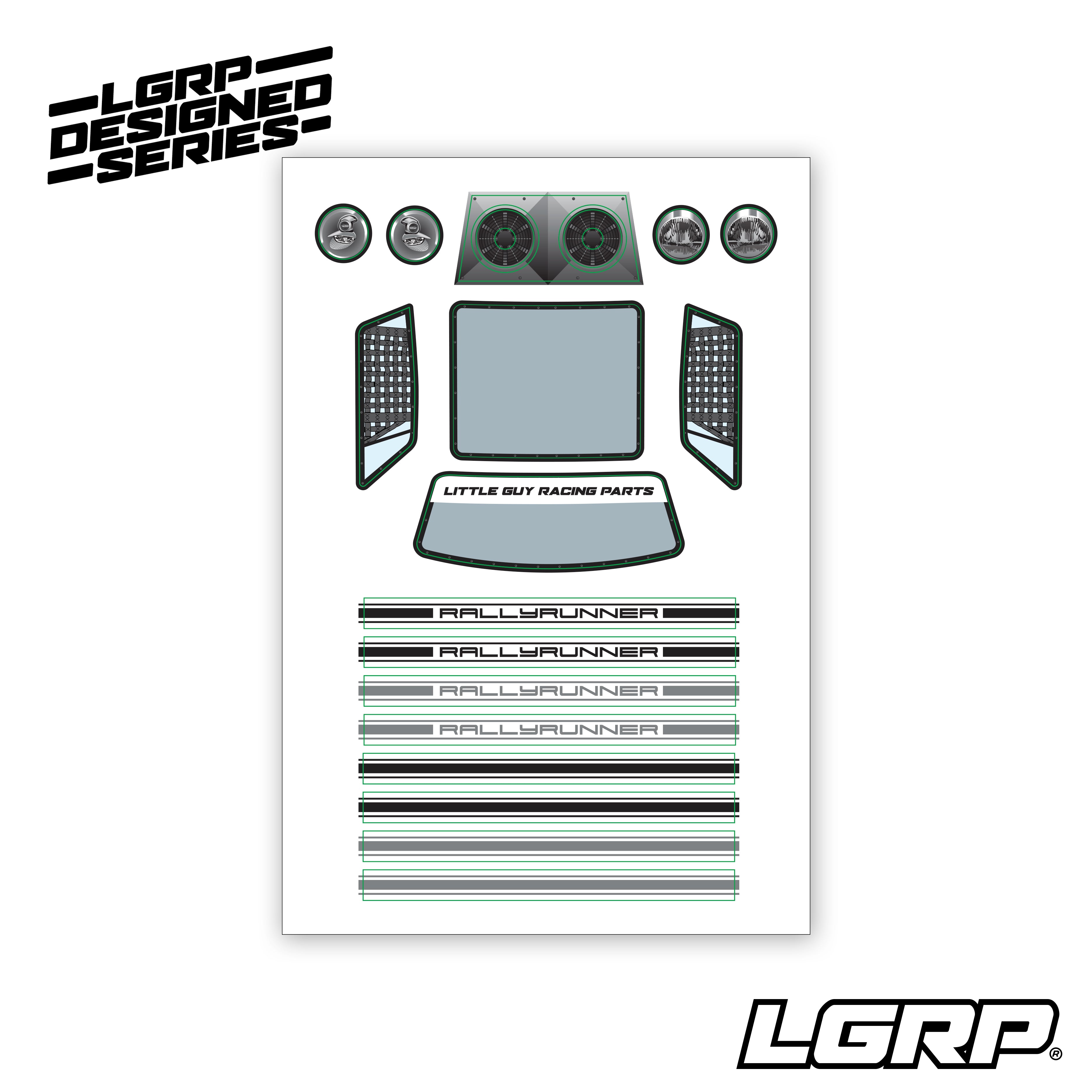 Rally Runner Alternate Window & Detail Decals