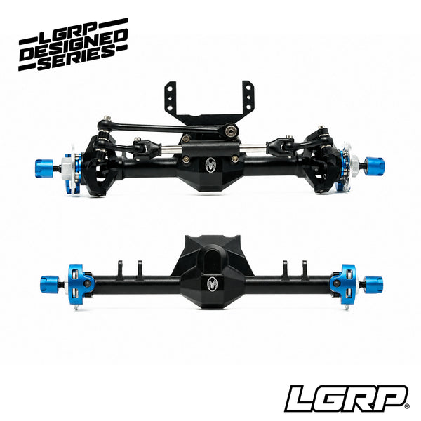 LGRP® 1/24 Spider 9™ Signature Series Axle Set - Front & Rear