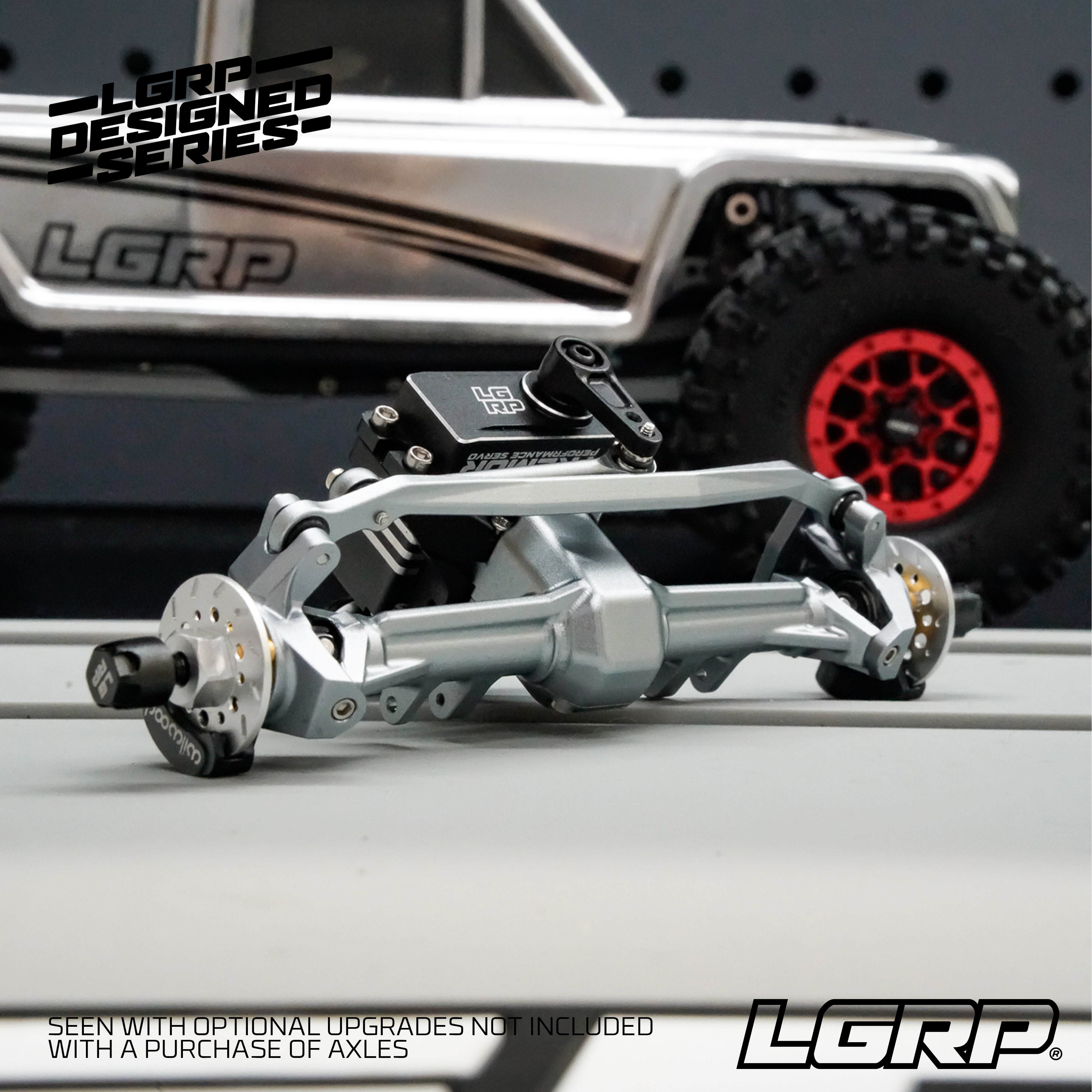 LGRP® Super 8 V2 Axle Set – Front & Rear