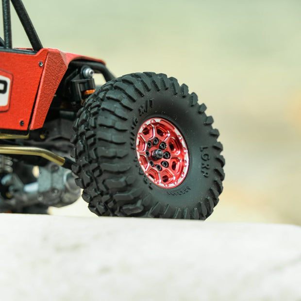 Little Guy Racing Parts Black Label M/T (57mm) 1.0 Inch Tires Compatible with 1/24 RC Axial SCX24, RGT, Element, Enduro, URUAV (4 Tires per Order), Black, 57mmx19mmR1 Free LGRP Sticker Little Guy Racing Parts Black Label M/T (57mm) 1.0 Inch Tires Compatible with 1/24 RC Axial SCX24, RGT, Element, Enduro, URUAV (4 Tires per Order), Black, 57mmx19mmR1 Free LGRP Sticker