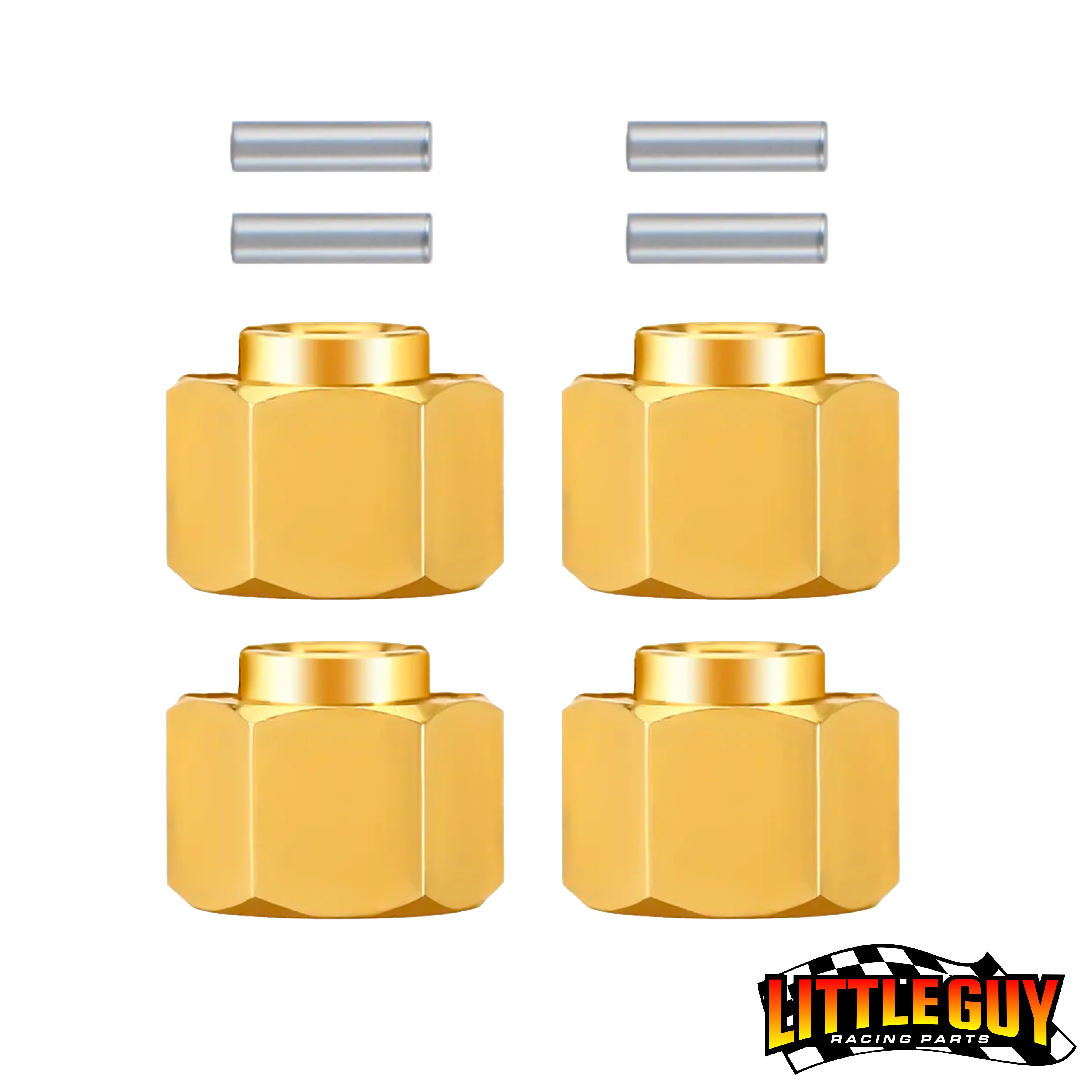 BRASS HEX ADAPTERS FOR Traxxas® TRX4M™